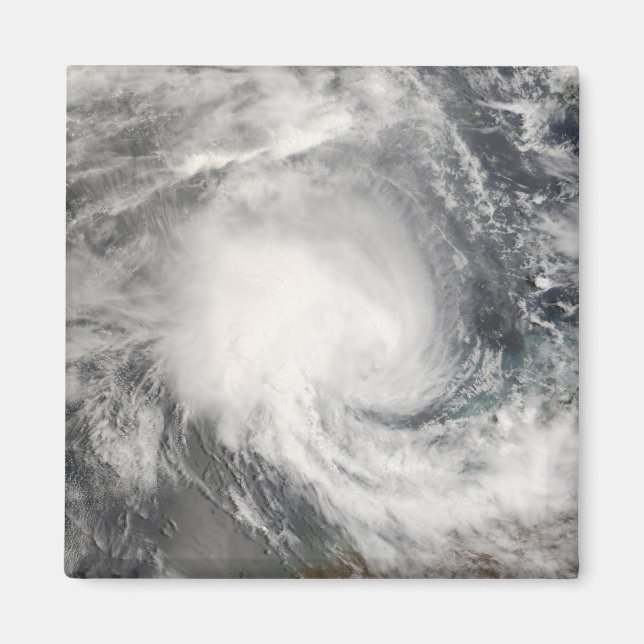 Tropiskt cyklon Nicholas som närmar sig Australien Magnet (Framsidan)