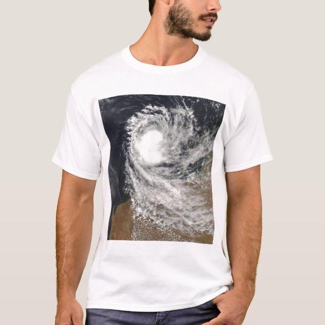 Tropiskt cyklon Ophelia utanför Australien T-shirt (Framsida)