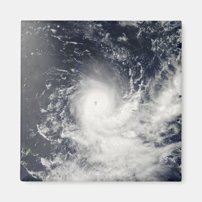 Tropiskt cyklongelan magnet (Framsidan)