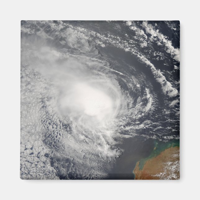 Tropiskt cyklonJacob närmar sig Australien Magnet (Framsidan)