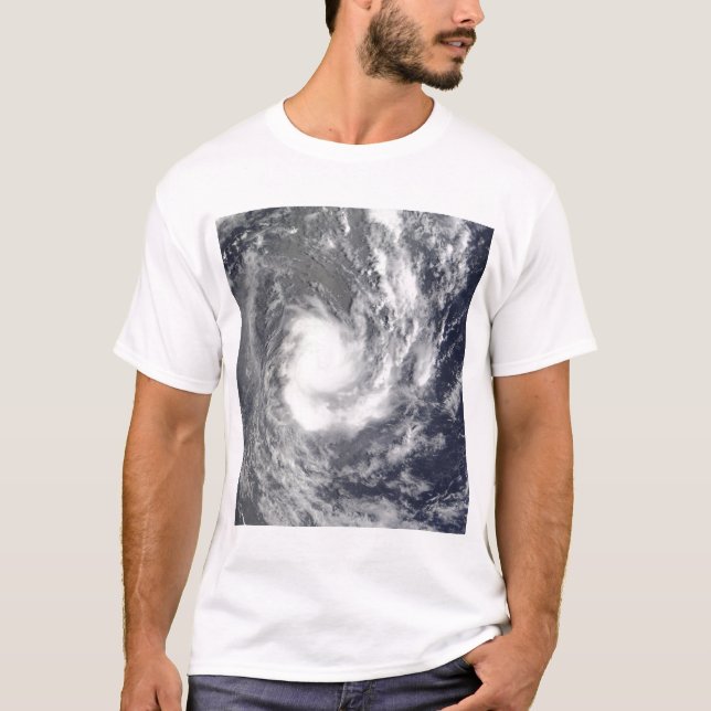 Tropiskt cyklonkött tee shirt (Framsida)