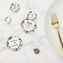 Tropiskt destinationsbröllop Save The Date