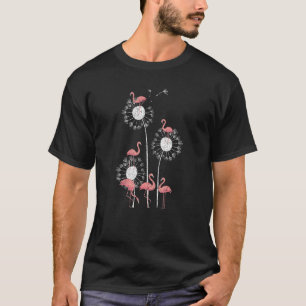 Tropiskt djurfoder Exotiskt fågel Dandelion Flamin T Shirt