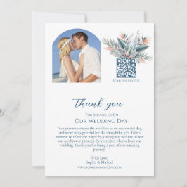 Tropiskt Dream-Photo Bröllop Tack Inbjudningar