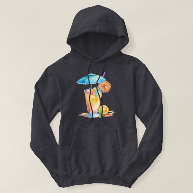 Tropiskt dryck Hooded Sweatshirt (Design framsida)