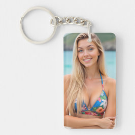 Tropiskt Esc: Beachside Bliss Keychain