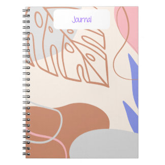 Tropiskt Escape Botanical Journal Anteckningsbok