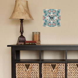 Tropiskt essens fyrkantig klocka