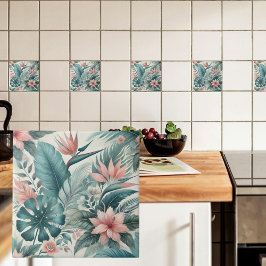 Tropiskt essens kakelplatta