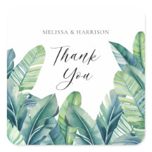 Tropiskt exotiskt Löv Bröllop-mönster