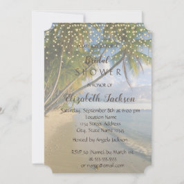 Tropiskt fack,Handflatan,String Ljus Möhippa Inbjudningar