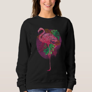 Tropiskt fågelvilt Lover Wildlife Exotic Rosa Fl T Shirt