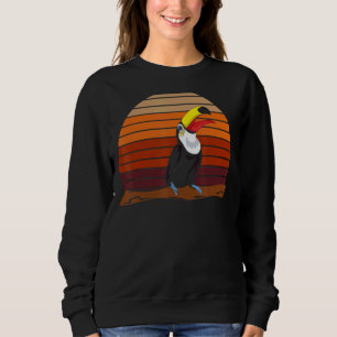 Tropiskt fågelvilt Rainforest Animal Retro Toucan T Shirt