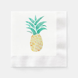 Tropiskt färgad ananas pappersservett
