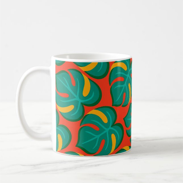 Tropiskt Fiesta-mönster Kaffemugg (Vänster)