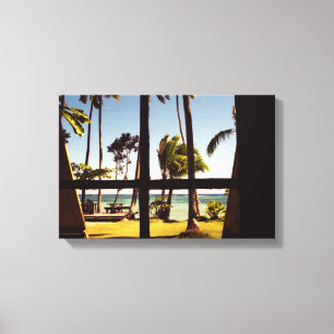 Tropiskt Fiji Beach 16,50 x 11 (41,25 x 27,5 cm) V Canvastryck