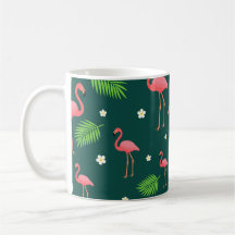 Tropiskt Flamingo Mönster