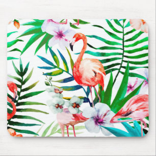 Tropiskt flamingokonst musmatta