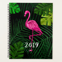 Tropiskt flamingoplanner