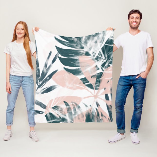 Tropiskt  fleecefilt (På plats)