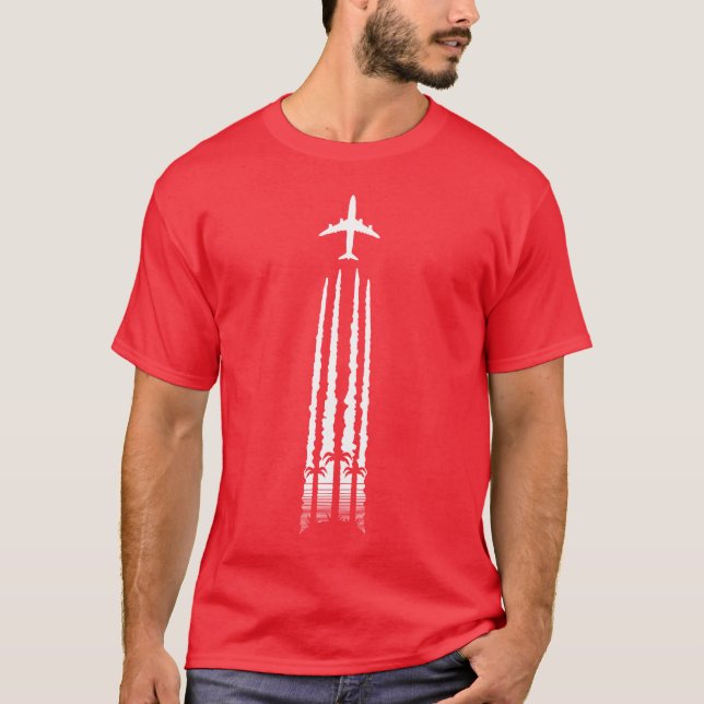 Tropiskt flygbolag t-shirt (Framsida)