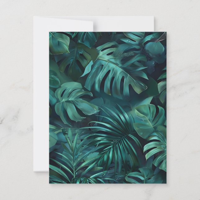 Tropiskt flytande julkort (Framsida)