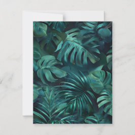 Tropiskt flytande julkort