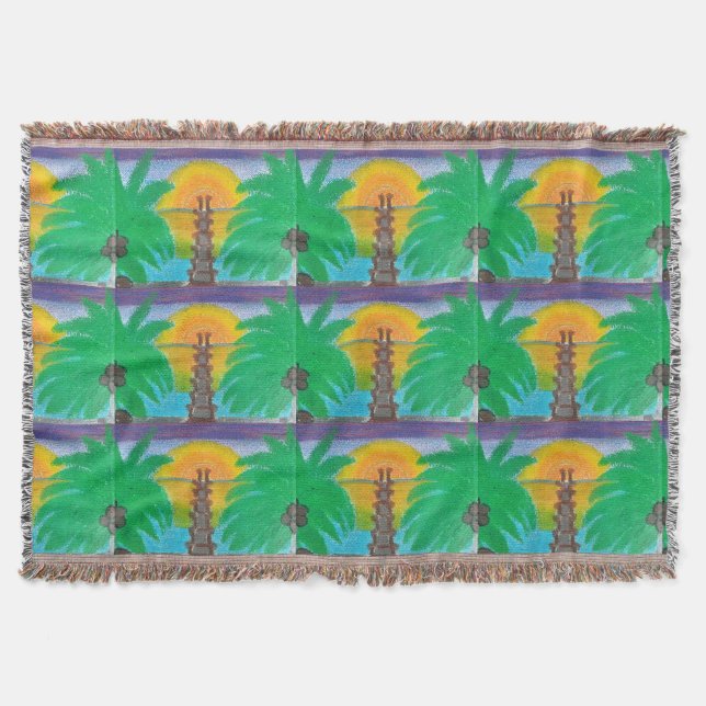 Tropiskt flytt filt (Framsidan)