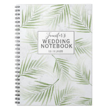 Tropiskt Foliage Sage Grönt Bröllop