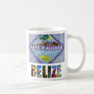 Tropiskt foto för Belize Caye Caulkerö Kaffemugg