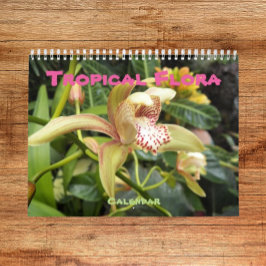 Tropiskt fotografiskt Flora Kalender