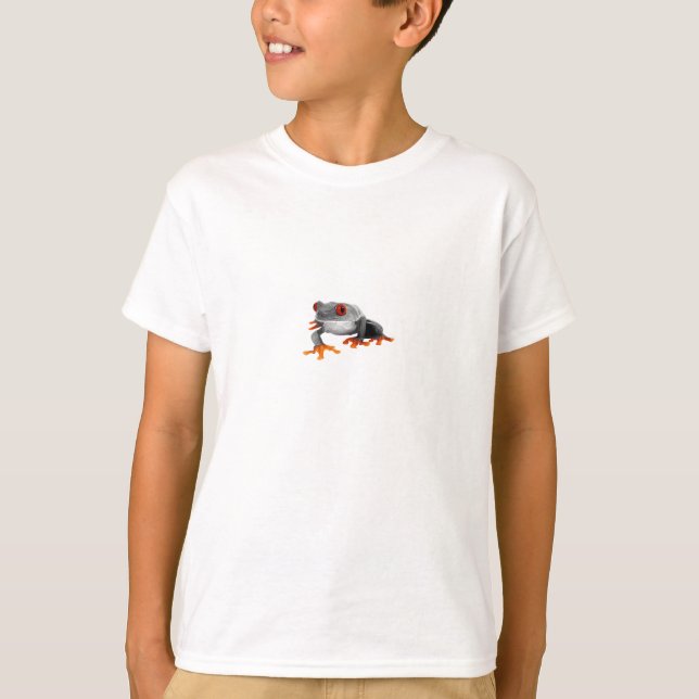 Tropiskt Frog Kids Sweatshirt! Tröja (Framsida)