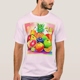 Tropiskt fruktsortiment t shirt