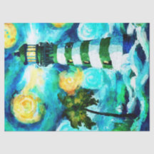 Tropiskt fyr & Handflatan Träd Decoupage