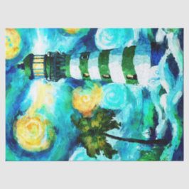 Tropiskt fyr & Handflatan Träd Decoupage