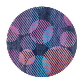Tropiskt geometri: Violet & Rosa Nattdesign