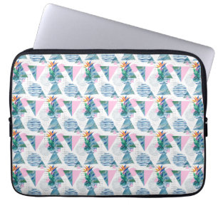 Tropiskt geometriskt Mönster Laptop Sleeve