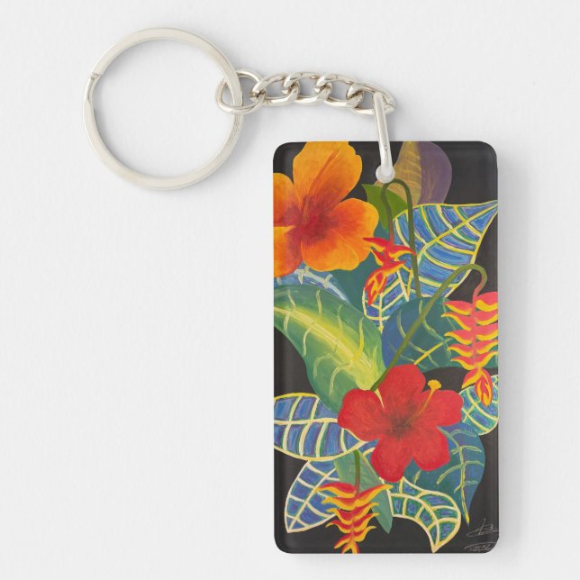 Tropiskt Ginger Flower Keychain @3dudes1life (Framsidan)