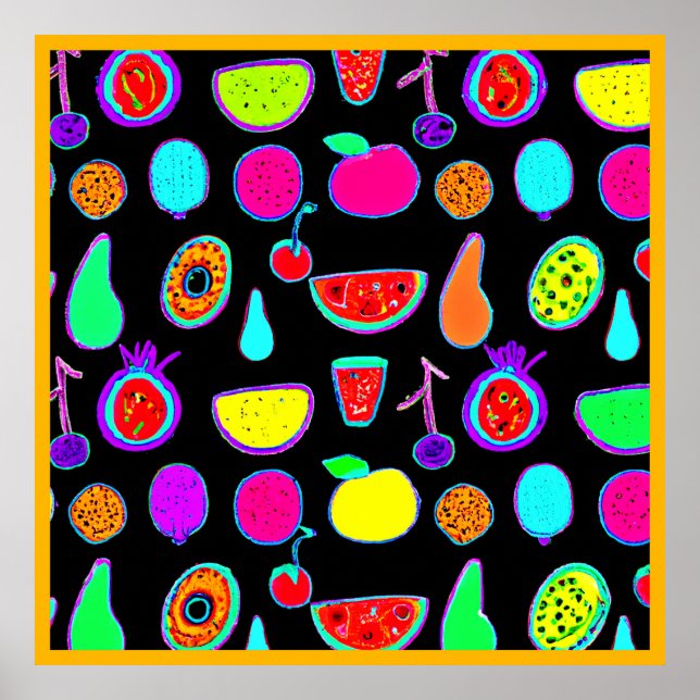 Tropiskt glödutfall poster (Framsidan)