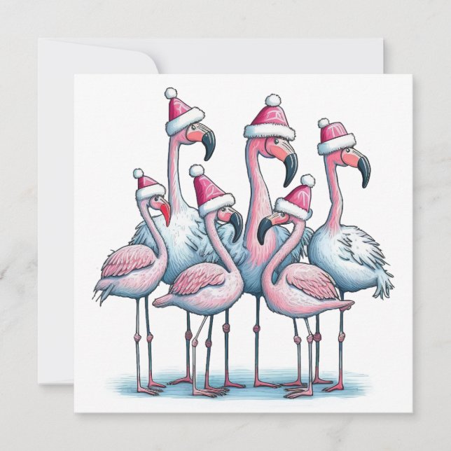 Tropiskt God jul-kort Julkort (Framsida)