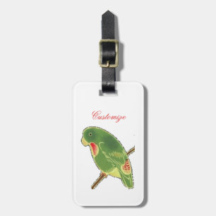 Tropiskt Grönt parakeet Thunder_Cove Bagagebricka