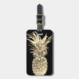 Tropiskt guld för ananas bagagebricka