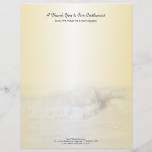Tropiskt Guld Ocean Vinkar Business Stationery