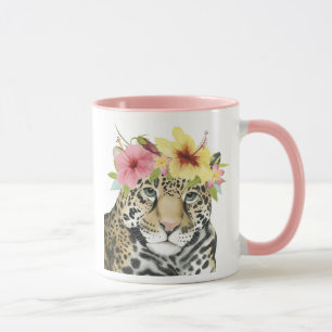 Tropiskt halo Söt Cheetah Mugg