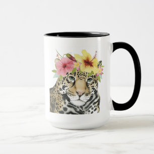 Tropiskt halo Söt Cheetah Mugg