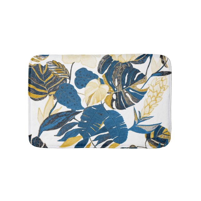 Tropiskt Hand plockade: Kreativet utan sjölösa Mön Badrumsmatta (Framsidan)