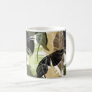 Tropiskt Handflatan-kaffe Mugg