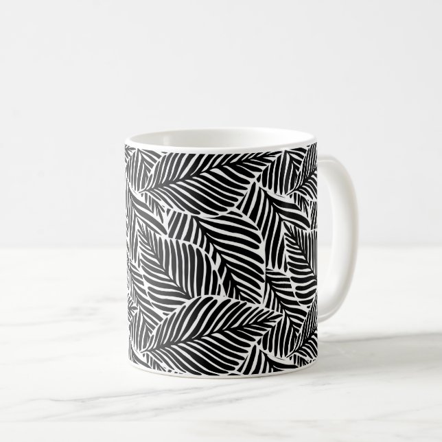 Tropiskt Handflatan-kaffe Mugg (Framsida höger)