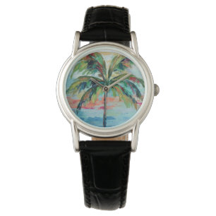 Tropiskt HANDFLATAN TRÄD Armbandsur