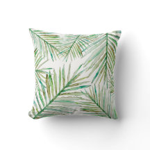 Tropiskt handflatanlöv för vattenfärg